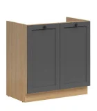 Sink cabinet SEMI LINE DK-80/82 BRW graphite order